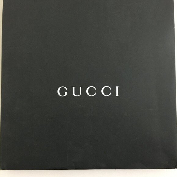 GUCCI Gift Bag w/ 2 Ribbons Size 15" x 9" x 5.5" Authentic - Picture 3 of 16